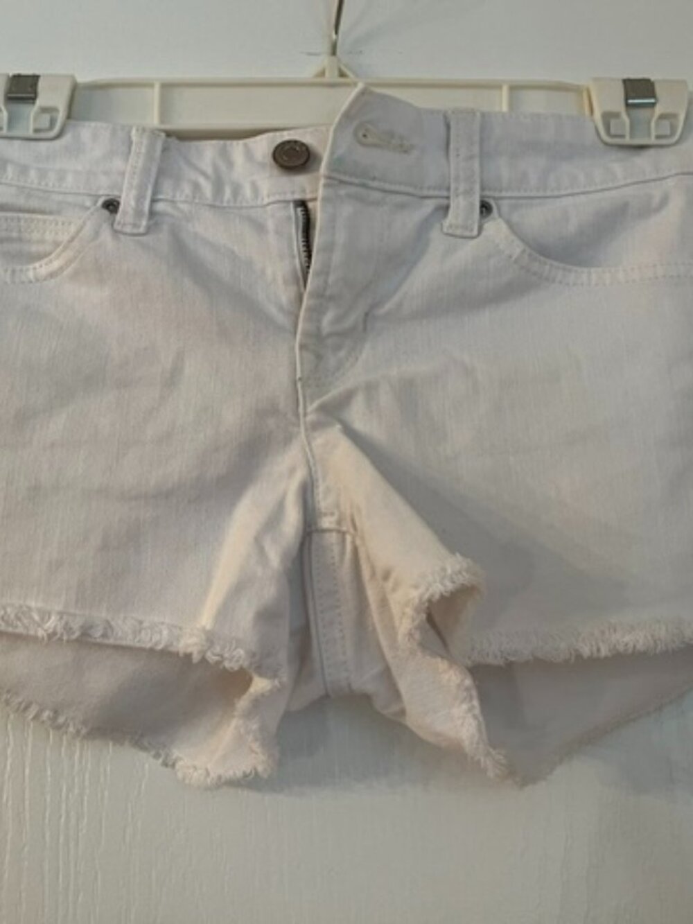 Gap 1969 White Denim Summer Cut‑Off Shorts – Size 25/0R